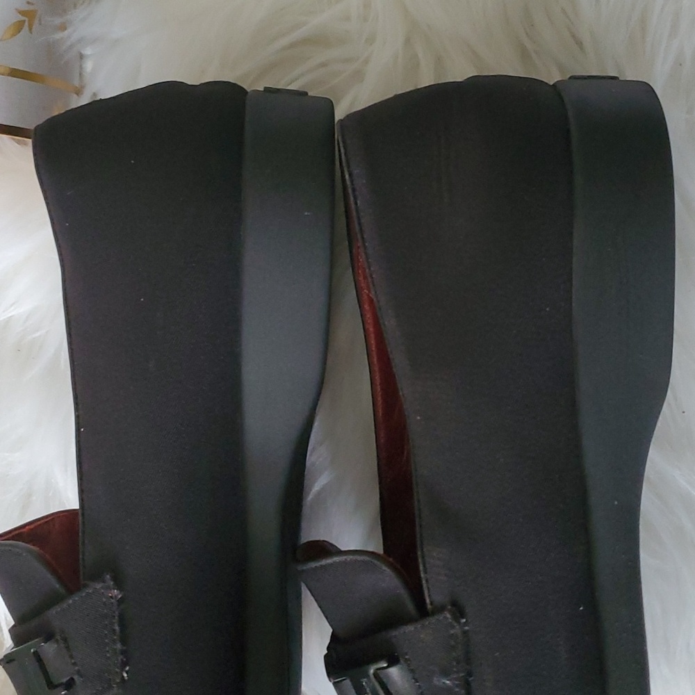 Salvatore ferragamo sport  black canvas slipon loafers size 11B - Picture 4 of 17